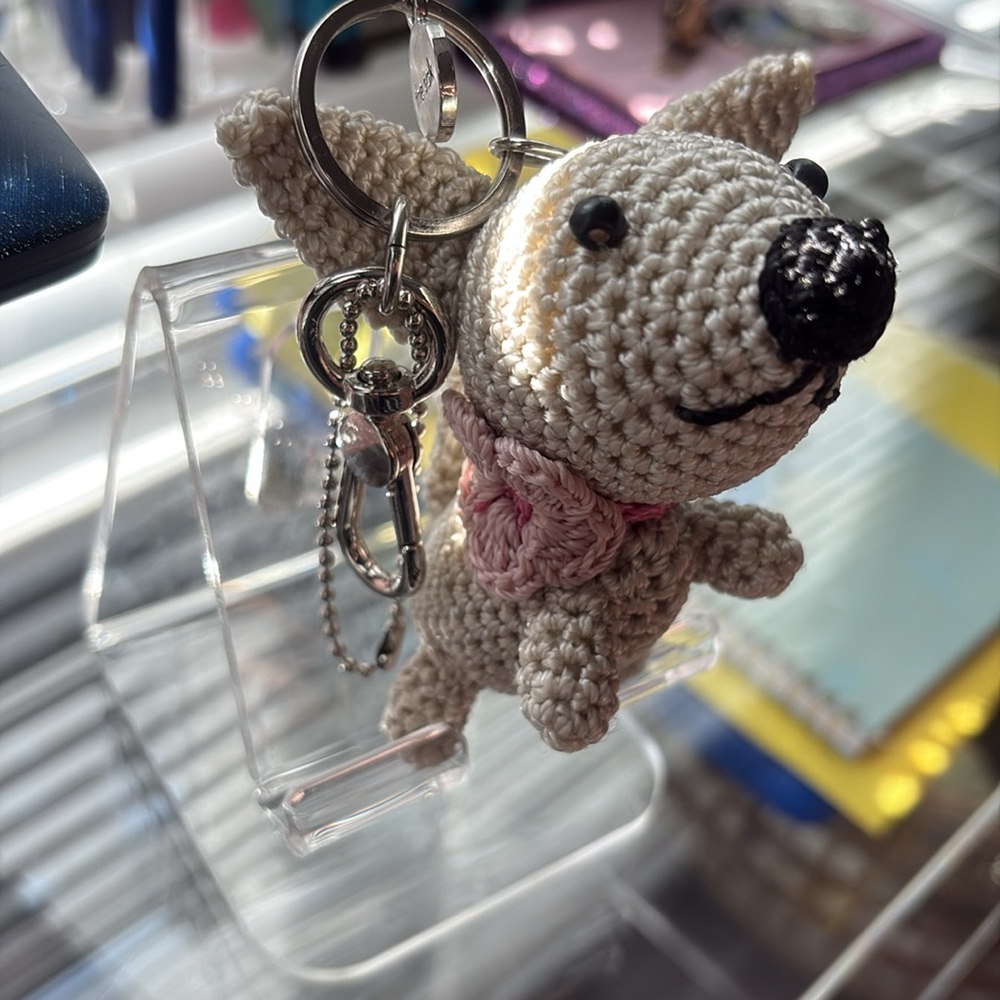 The Sak Crocheted Dog Bag Charm - Picture 2 of 4
